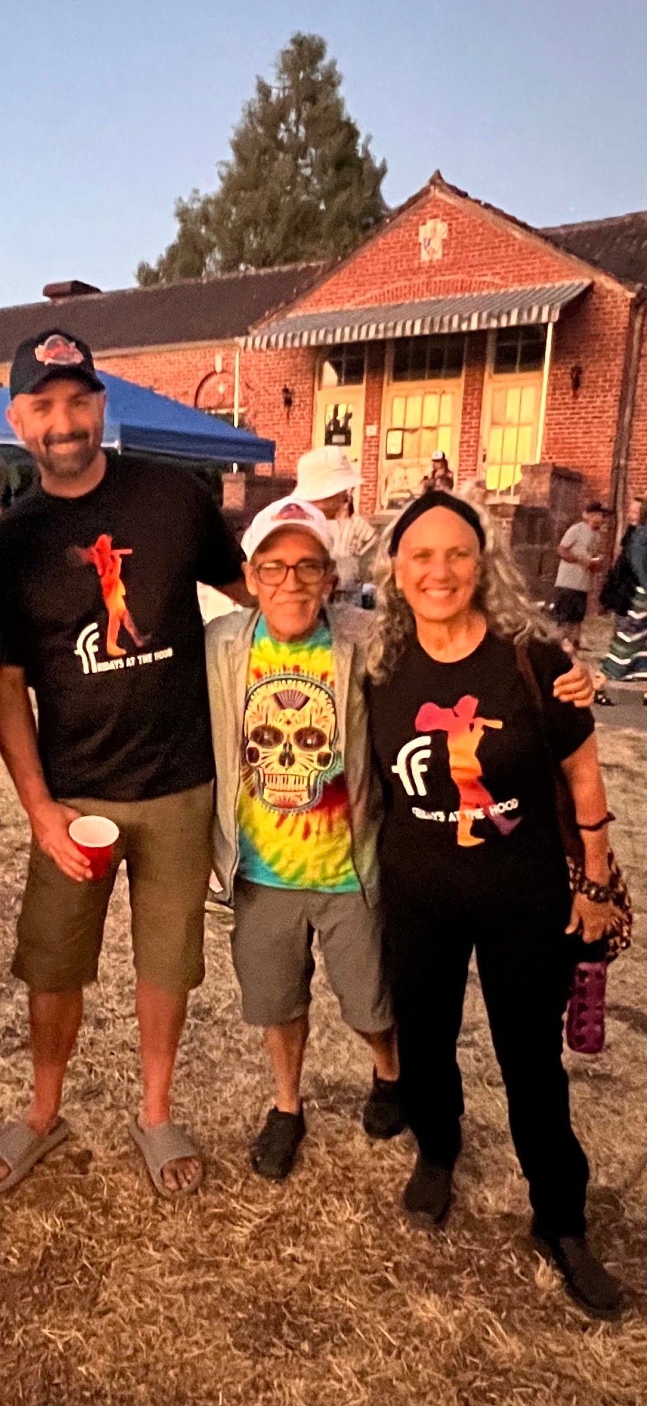 Nathan Prowse, Leo Rosales (MOMOTOMBO SF) & Shekeyna Black at Hood Mansion